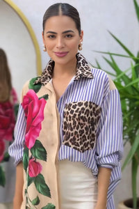 Bold Mixed Printed Fashion Shirt