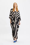 Black & White Kaftan Dress