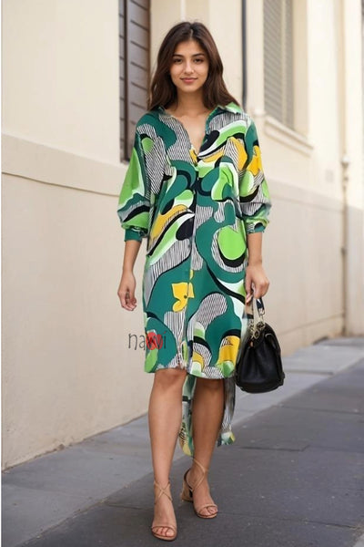 Illuminati Shirt Dress