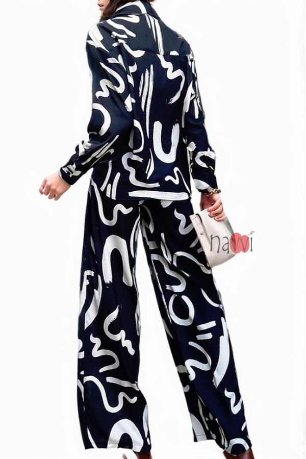 Scribble Print Co-ord Set