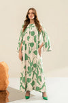 Earthy French Moss Dress