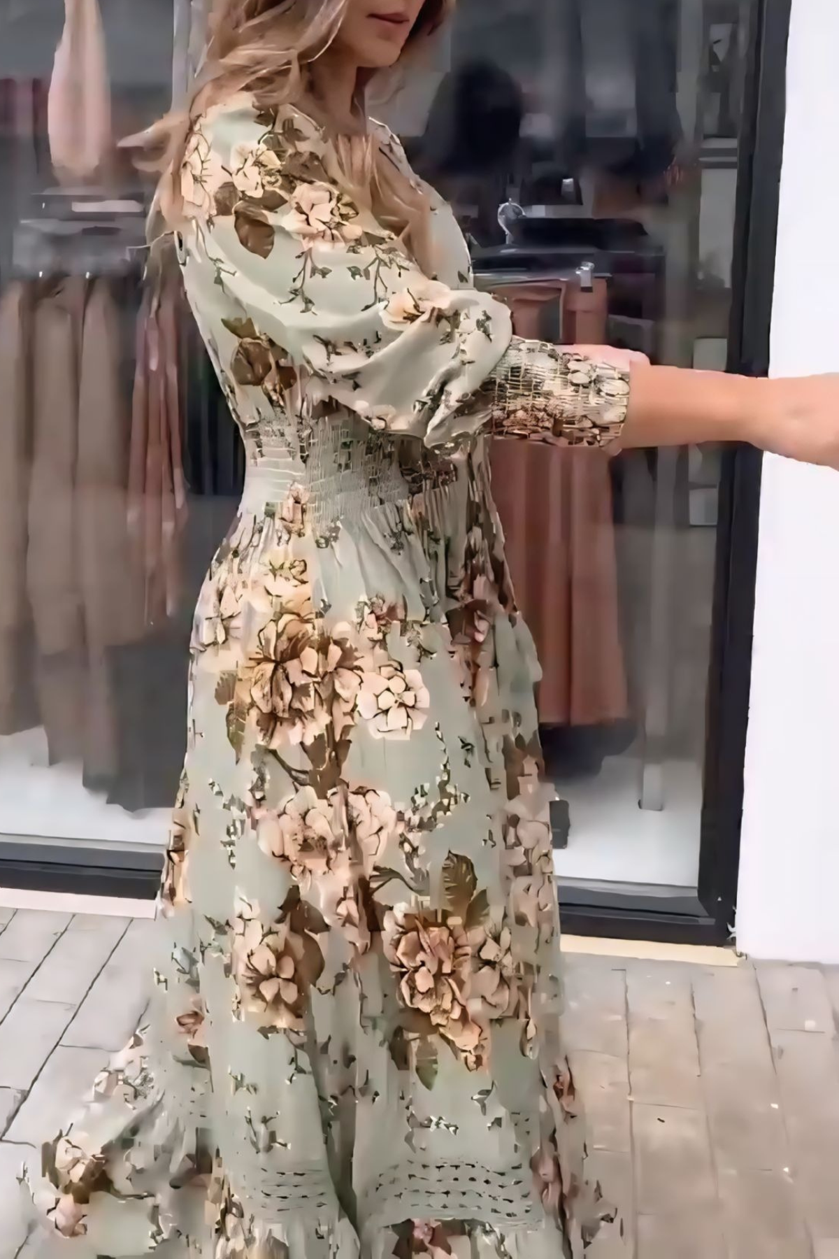 Long floral maxi discount