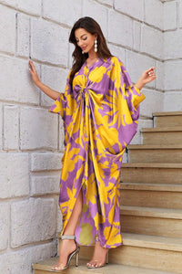 Ring Style Kaftan Dress- Mauve