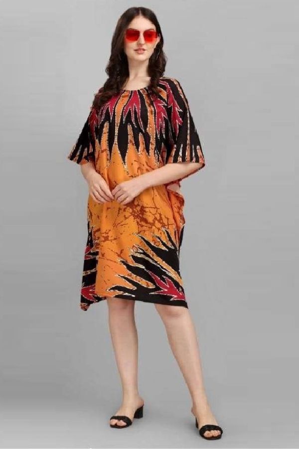 Fire Element Kaftan Dress