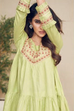 Lime Embroidery Meraki Tunic