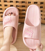 Pink Teddy Anti-slip Slippers