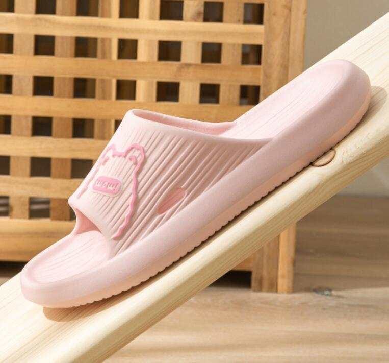 Pink Teddy Anti-slip Slippers