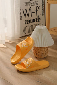 Yellow Teddy Anti-slip Slippers