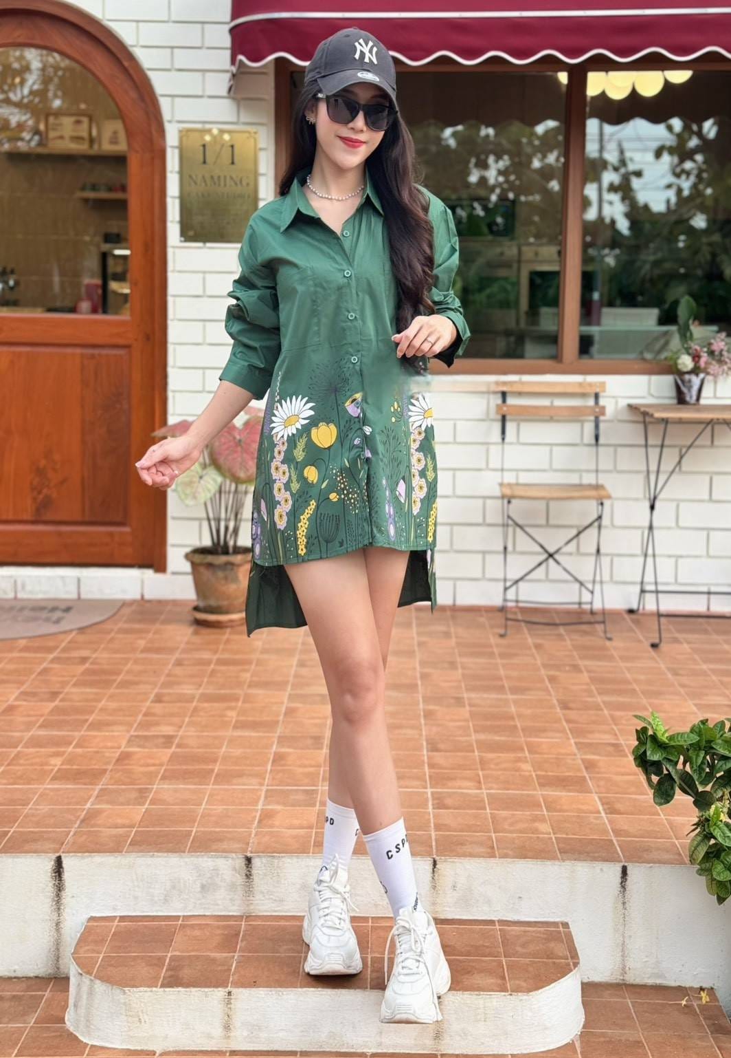 Women Soft Floral Cotton Shirt