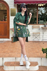 Women Soft Floral Cotton Shirt
