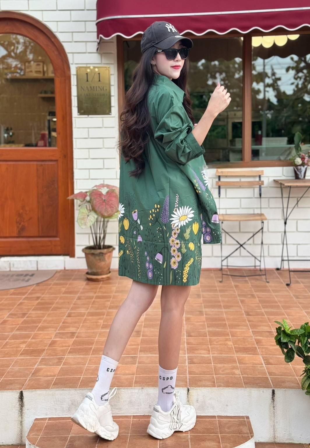 Women Soft Floral Cotton Shirt