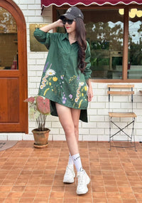 Women Soft Floral Cotton Shirt