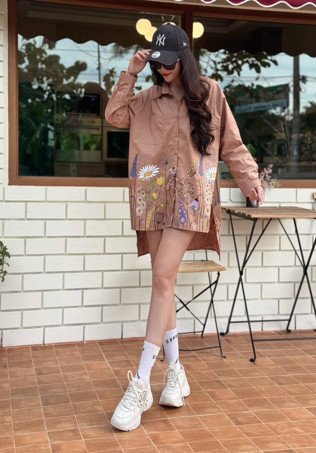 Women Soft Floral Cotton Shirt