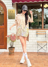 Women Soft Floral Cotton Shirt