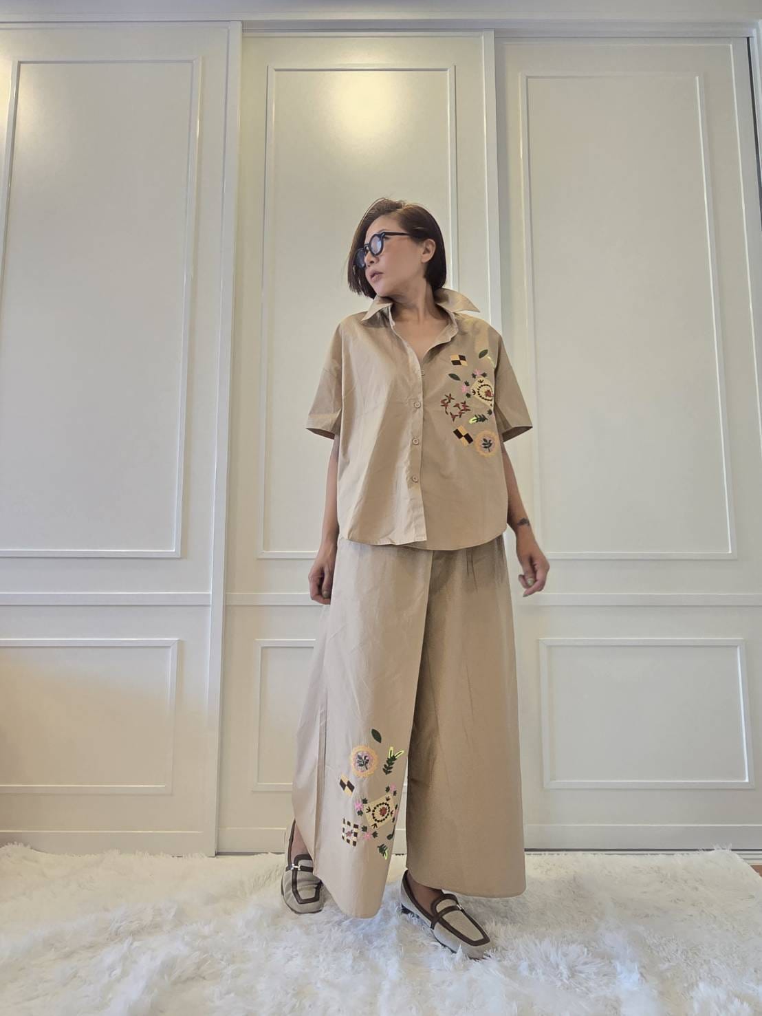Floral Embroidered Co-Ord Set