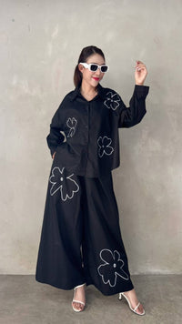 Casual Chic Threadwork Co-ord Set