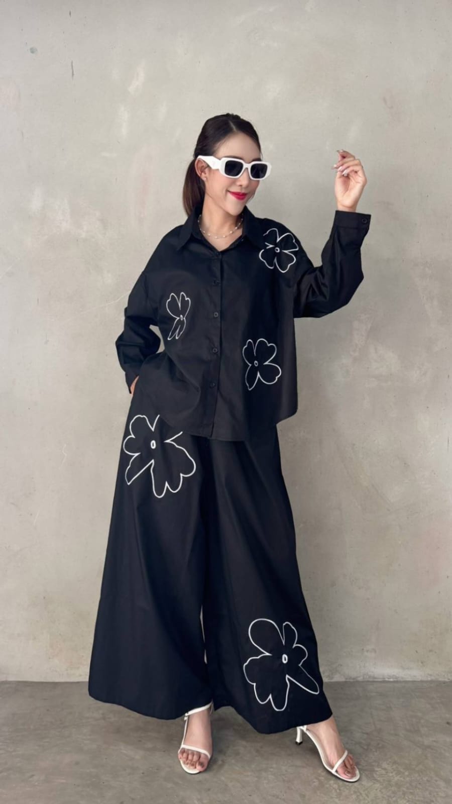 Casual Chic Threadwork Co-ord Set