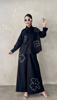 Casual Chic Threadwork Co-ord Set