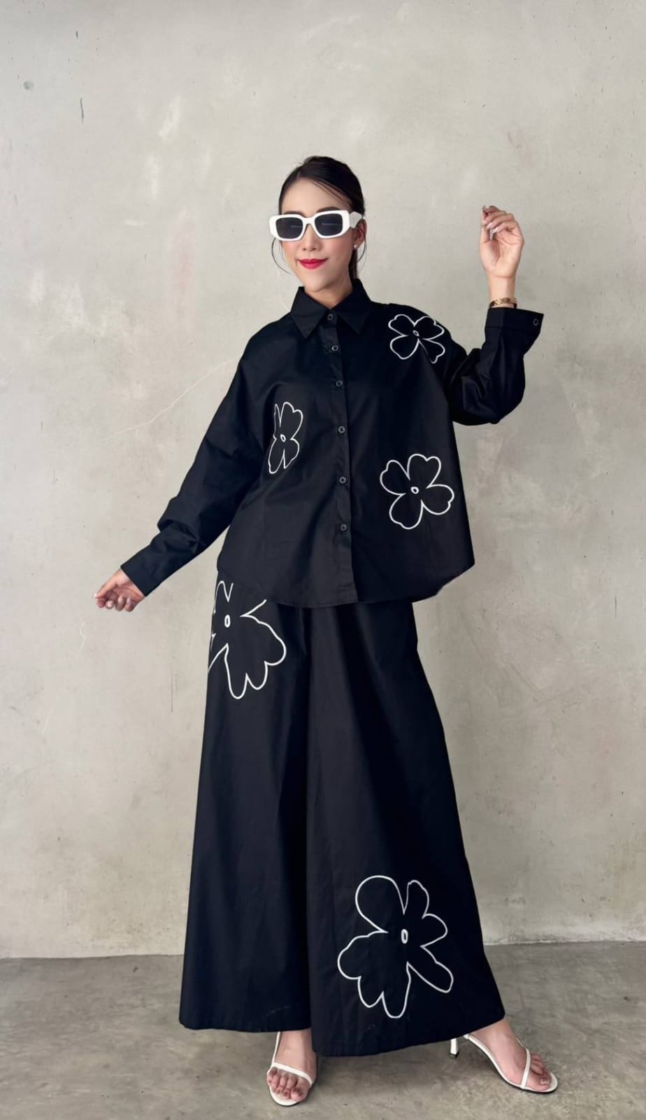 Casual Chic Threadwork Co-ord Set