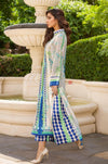 Bohemian Blue & Green Palm Tree Print Co-ord Set