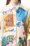 Abstract Printed Co - ord Set - Navvi.in