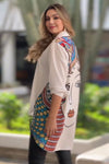 Artistic Face Back Printed Shirt - Navvi.in