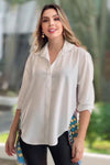 Artistic Face Back Printed Shirt - Navvi.in