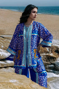 Band Collar All Over Printed Co - Ord Set - Navvi.in
