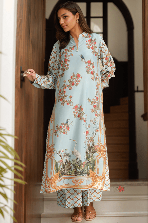 Baroque Breeze Coord Set - Navvi.in