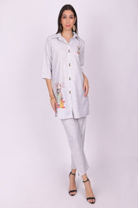 Bear Printed Co - Ord Set - Navvi.in