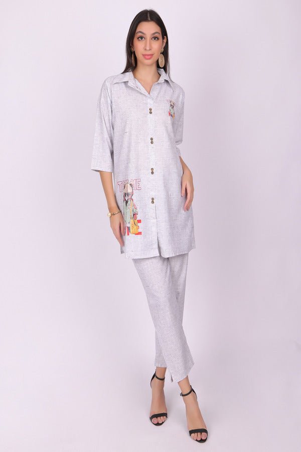 Bear Printed Co - Ord Set - Navvi.in