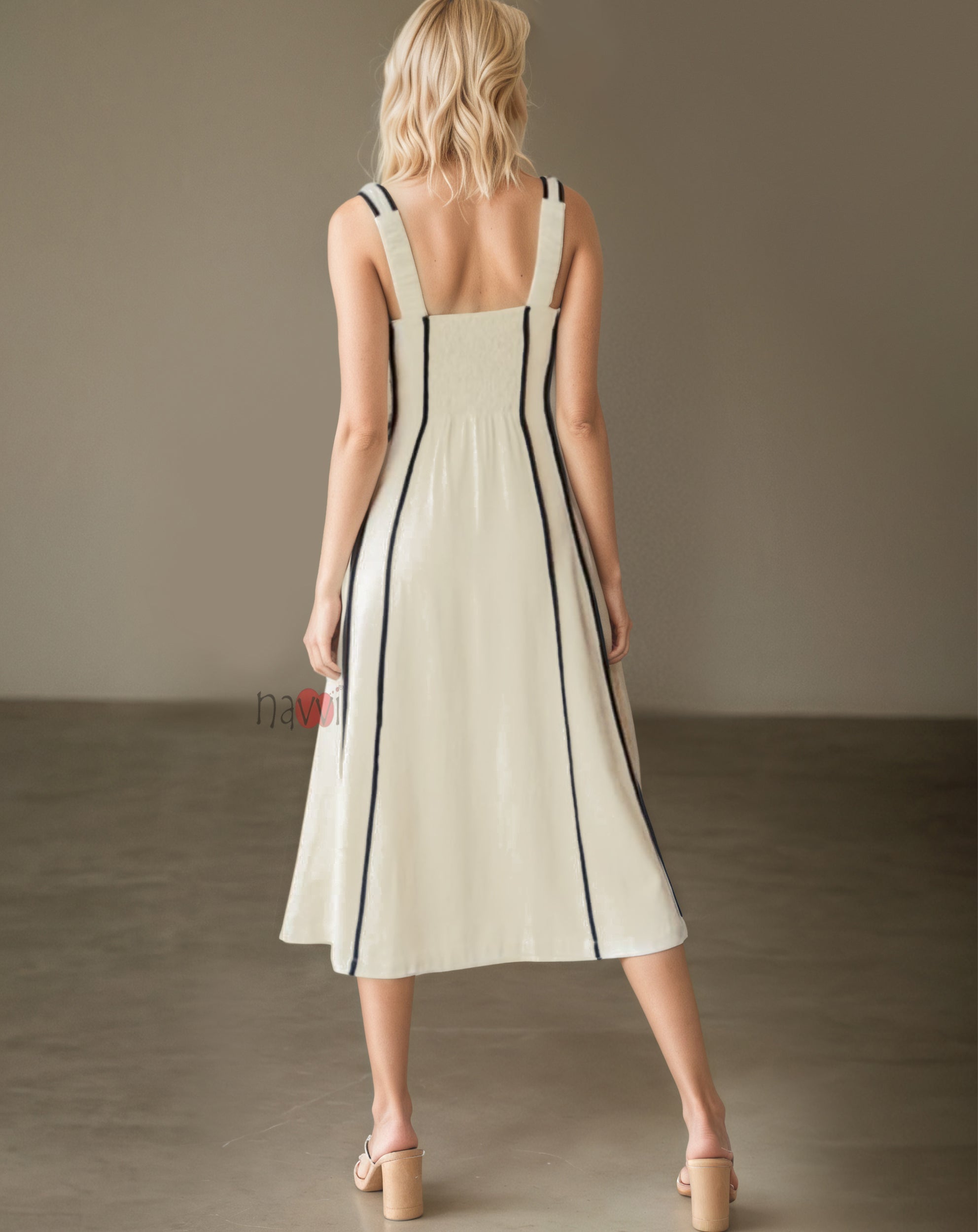 Ivory Frame Dress