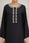 Signature Black Embellished Long Kurta Set– Luxe Occasion Wear