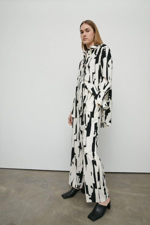 Black & White Coord Set - Navvi.in