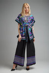Blazing Blue Kaftan Co - ord Set - Navvi.in
