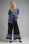Blazing Blue Kaftan Co - ord Set - Navvi.in
