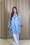 Blue Floral Printed Co - Ord Set - Navvi.in