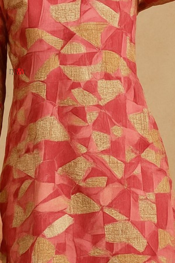 Blush Mosaic Kurta - Navvi.in