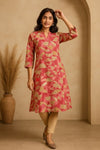 Blush Mosaic Kurta - Navvi.in