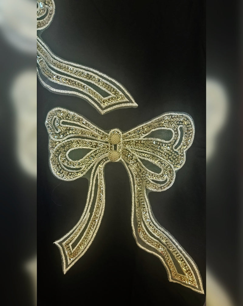 Bowtiful Embellished Babe Co - ord Set - Navvi.in