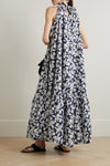 Budding Maxi Dress With Frills - Navvi.in