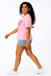Butterfly Embellished Crush Tee - Navvi.in
