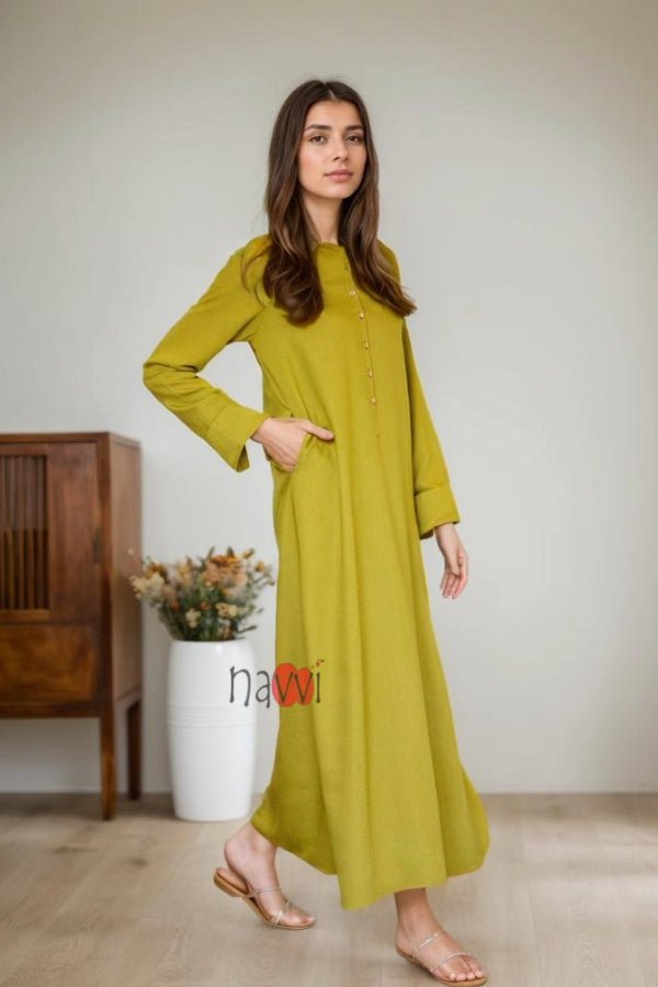 Button Front Co - Ord Set (4 Colours) - Navvi.in