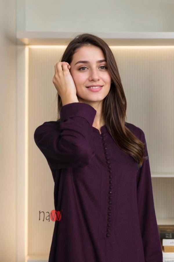 Button Front Co - Ord Set (4 Colours) - Navvi.in
