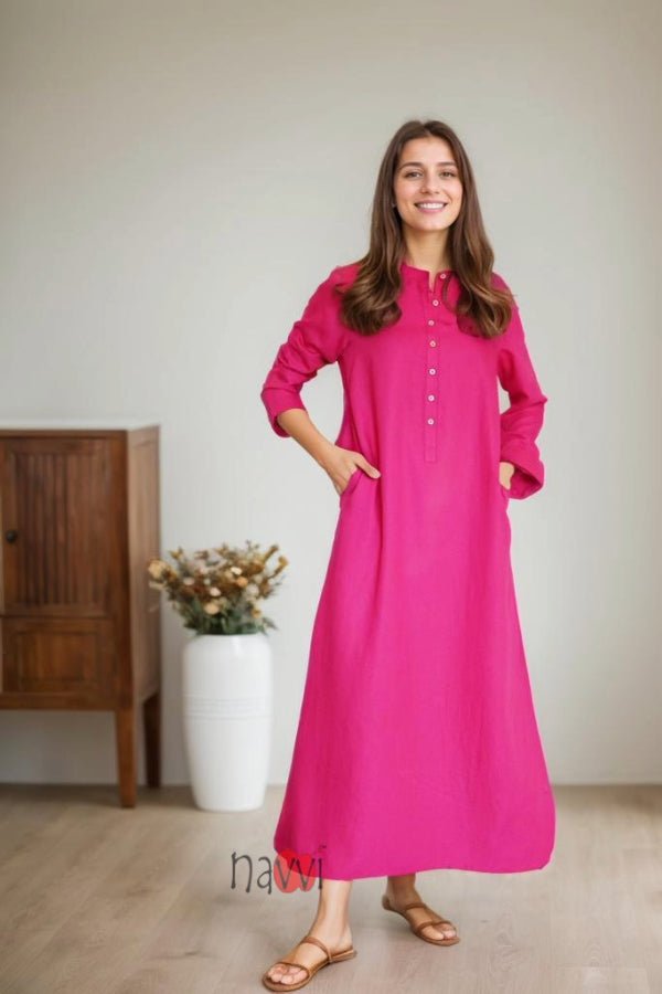 Button Front Co - Ord Set (4 Colours) - Navvi.in