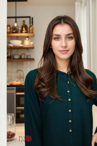 Button Front Co - Ord Set (4 Colours) - Navvi.in