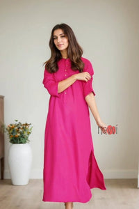 Button Front Co - Ord Set (4 Colours) - Navvi.in