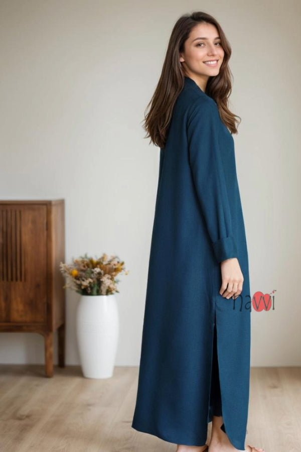 Button Front Long Co - Ord Set (3 Colours) - Navvi.in