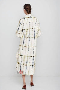 Calf Length Shirt Dress - Navvi.in