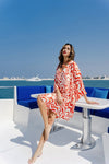 Candy Rings Short Kaftan - Navvi.in